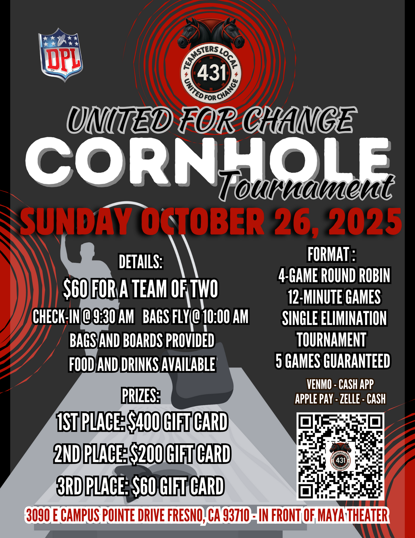 Cornhole Tournament Ticket